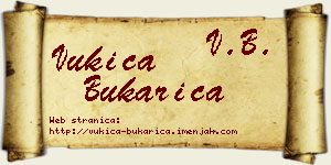Vukica Bukarica vizit kartica